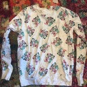 Mickie&Minnie Christmas crew neck